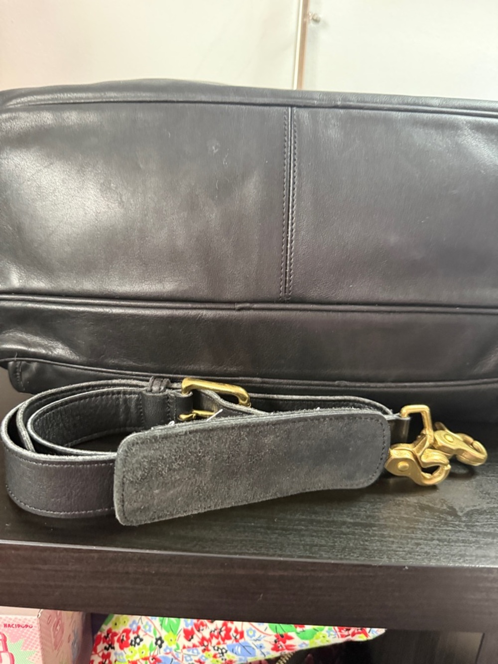 Coach Double Compartment Carry-On 1996 Vintage Leather with hangtag - Picture 12 of 12